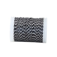 131 Yard Black White Archery Serving Thread High Strength Polyethylene 34 lbs
