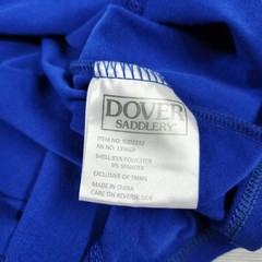 Dover Saddlery Blue Quarter Zip Equestrian Shirt Womens Size Medium