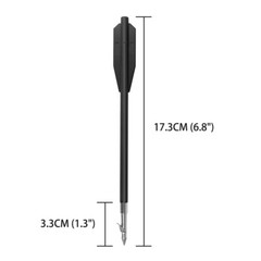 12PCS 6.8″ Plastic Fishing Bolts Hunting Arrows for 50-80 lbs Pistol Crossbow US
