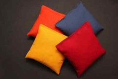 Set of 8 all weather waterproof resin filled cornhole bags choose your colors