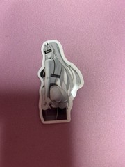 black and white waifu lewd stickers #4