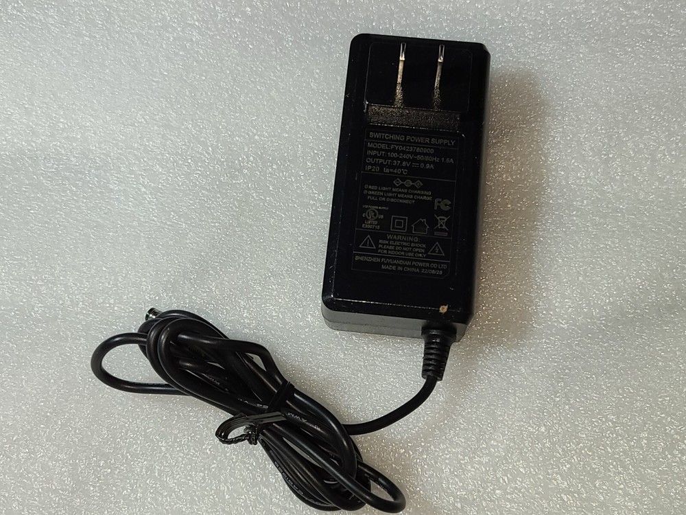 Gotrax G2PLUS-Electric Commuter Scooter 37.8V 0.9A Ac Adapter Power Supply