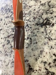 Vintage Bear Alaskan Bow 48# 62 in Left/Right hand Blk/Org (Nw148)