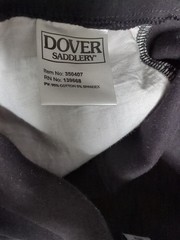 Dover Saddlery Pants Size 30 Equestrian Riding Pants Black