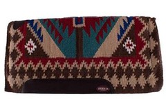 Showman 36″ x 34″ x 1″ Navajo Design Woven Wool Saddle Pad w/ Memory Felt Bottom