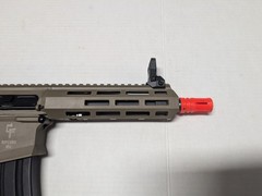 Airsoft BB Ripcord Airsoft Rifle Tan AEG 6mm BB Orange Tip