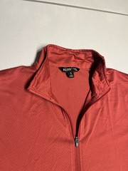 Kerrits Shirt Women’s Small Up Orange Aire Ice Fil Tech Top 1/4 Zipper Pullover
