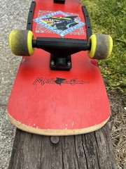 vintage Maui & Sons SHARKMAN Worldwide Surf Tour Skateboard 1980s/90s