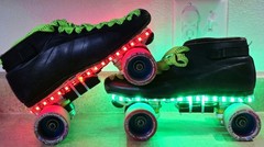 Roller Skate LED Changing Color Lights w/remote (PAIR) 60 Lights Per Meter
