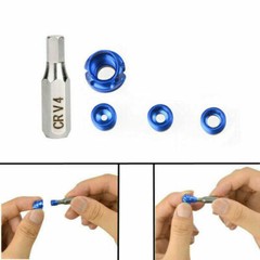 Archery 45/37 Degree Bow Peep Sight Hooked Housing 3 Inner Core Aperture Kit UE