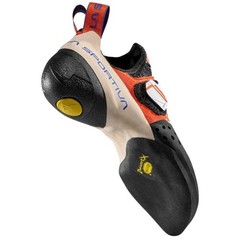 Excellent La Sportiva Solution Women’s Climbing Shoes, White/Lily Orange, W39