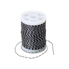 131 Yard Black White Archery Serving Thread High Strength Polyethylene 34 lbs
