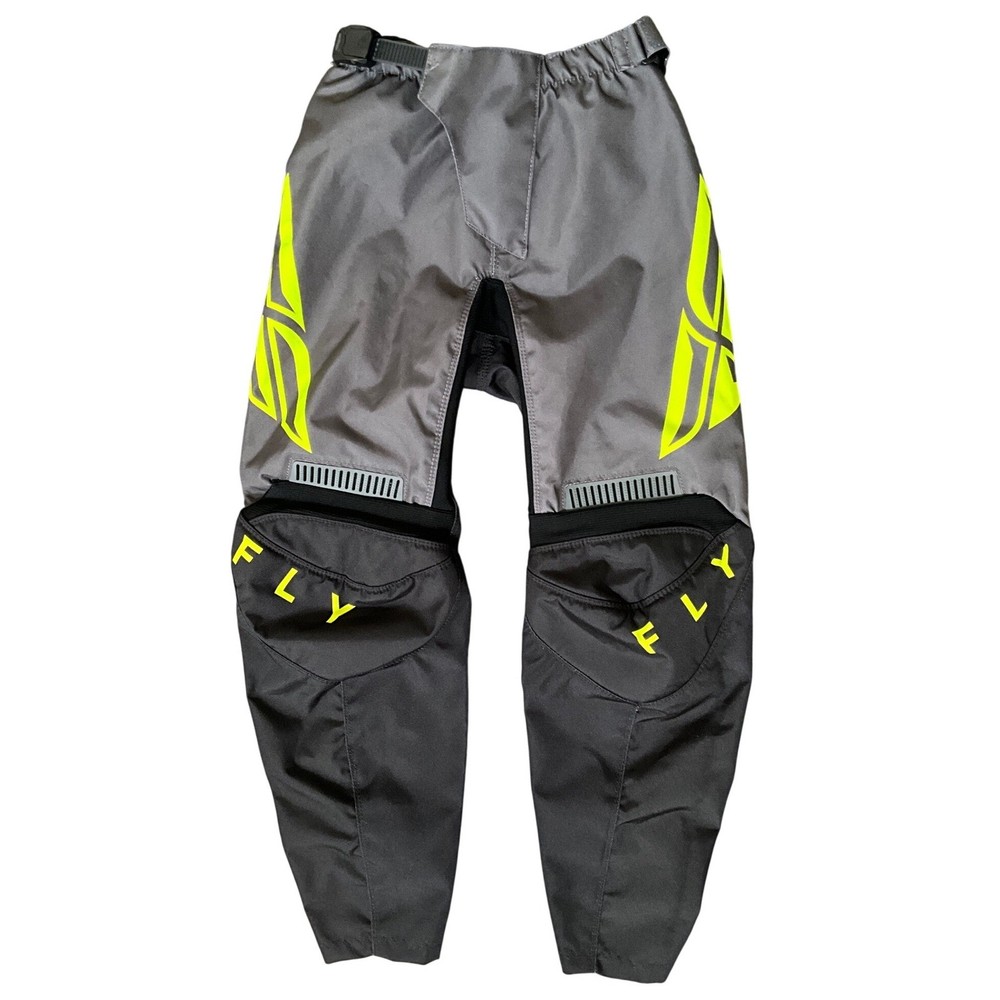 Fly Racing F-16 Youth Motocross MX ATV Off Road Pants Black Neon 28 Moto Gear