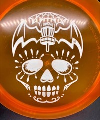 Innova Champion Firebird Rare Penned FB Stiff & FLAT Halloween Special Disc Golf