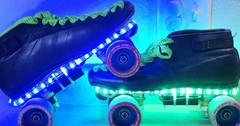Roller Skate LED Changing Color Lights w/remote (PAIR) 60 Lights Per Meter
