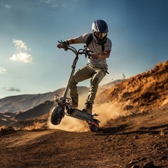 Folding Electric Scooter for Adult 6000W Dual Motor 50MPH 60V 38AH Fast Escooter