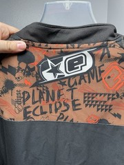 Planet Eclipse Men’s Paintball Jersey Large Multi-Color Black Brown Orange XL