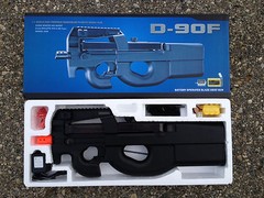 WELL D90F STYLE ELECTRIC AIRSOFT GUN FULLY AUTOMATIC AEG RIFLE-495rd MAG
