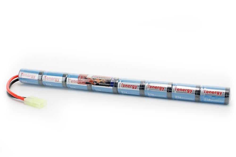 Tenergy 9.6V 1600mAh NiMH Rechargeable Battery Pack Stick Mini Pack for Airsoft