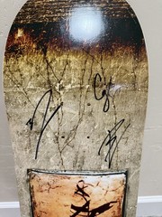 10 Years Band Autographed Signed Skateboard