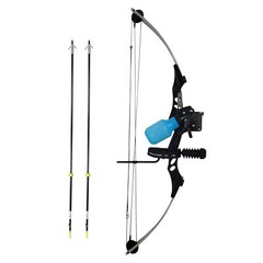 SAS Siege 55 lb 29″ Compound Bowfishing Bow Package – Silver/Black or Black