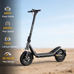 Adults Commuting Electric Scooter Peak 650W Top Speed 20 MPH Max Range 28 Miles