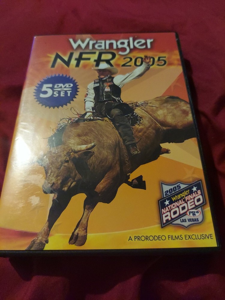 Wrangler National Finals Rodeo 5 DVD Set 2005 10 Rounds Cowboy Bull Riding