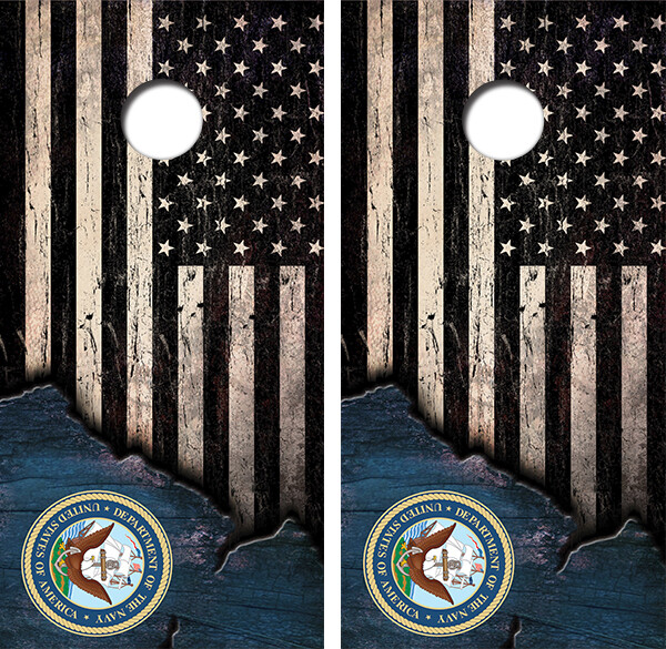 United States American Flag Cornhole Board Wraps Decal #3446