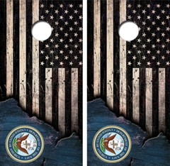 United States American Flag Cornhole Board Wraps Decal #3446