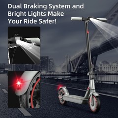 Electric Scooter 350w 10.5Ah 8.5 Inch Honeycomb Tire Popular EScooter for Adult