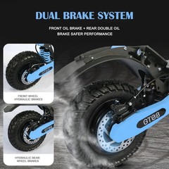 Dual Motors Electric Scooters for Adults 60V 27Ah 50MPH 5600W Off Road E-scooter