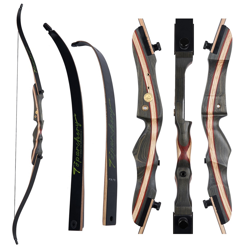 62inch Archery Takedown Hunting Recurve Bow 20-50lbs Weight Right Hand Shooting