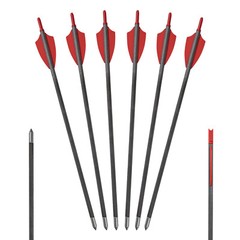 BALLISTA 10.5″ Carbon Bolts for Ballista Bat Reverse Pistol Crossbow w/Magazine