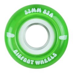 Bigfoot Skateboard Wheels 53mm 83A Soft Cruiser Filmer Wheels Green (Set of 4)