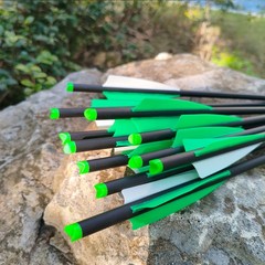 20Inch Carbon Arrows Crossbow Bolts Crossbow Arrows 100 Grain Hunting Broadheads