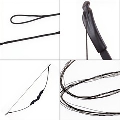 57″ 12 Strands Bow String Replacement for Recurve Long Bow Hunting Strings