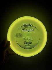 Innova Color Glow Champion Eagle X 173-175g Pink w/Purple Foil Orange Glow