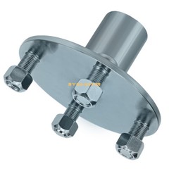 4″ x 4″ Go-Kart Live Axle Hub with 1″ to 3/4″ Step-Down for Gokart, Quad, ATV
