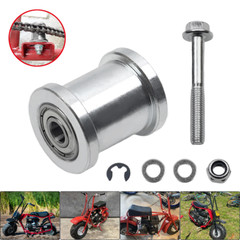 8mm Chain Tensioner w/ 1-3/4″ Roller Silver For Baja 97cc 100cc Doodle Bug DB30