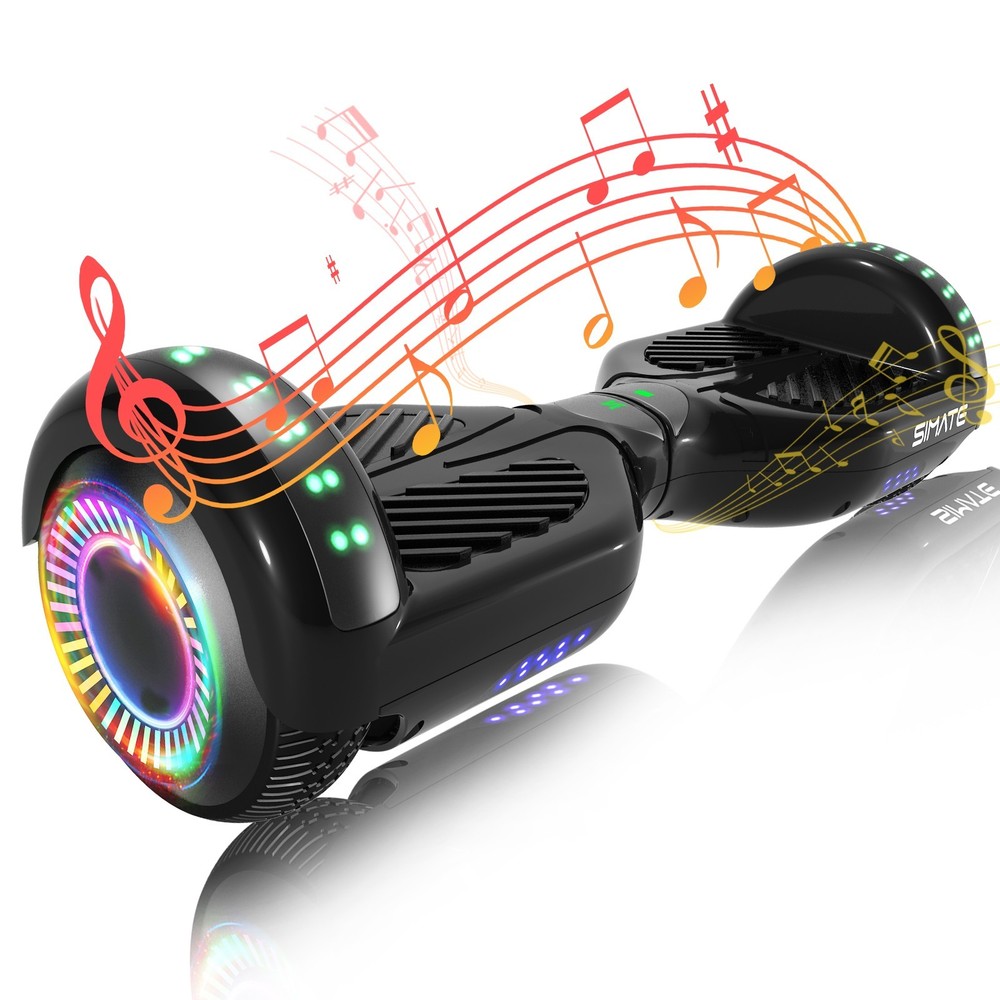 Commugo Self Balancing Scooter with Bluetooth Speakers & LED Lights UL 2272