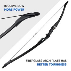 30lbs Recurve Bow and Arrow,Archery Bows Set for Adults,Right Hands Bow,Suita…