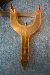 Pair of RARE Vintage OSBORNE BB Automatic Slingshot ( lot of 2 ) – Orange