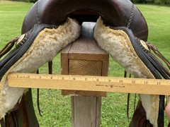 17″ ROCKING R Haflinger Trail Ranch Saddle~X-WIDE Tree~FJORD~GYPSY~Draft Cross