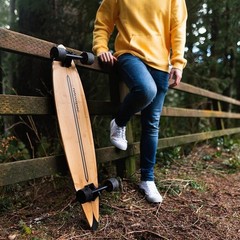 Complete Zed Longboard – 44in Pintail with 70mm PU Wheels for Carving & Commute