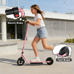 Ladped Kids Electric Scooter , 6.5INCH Lightweight E-Scooter Range 10Miles