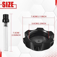 Dirt Bike Gas Cap Cover with Vent Tube CNC Aluminum Alloy – Compatible with SSR