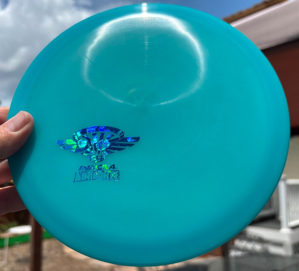 2021 Blue GLOW Flat Champion Eagle Disc Golf Innova Penned (Free Returns) #2416