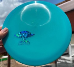 2021 Blue GLOW Flat Champion Eagle Disc Golf Innova Penned (Free Returns) #2416