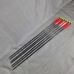Easton Gamegetter XX75 Arrows 31 in Shafts 400 2117 Field points 7pc (used)