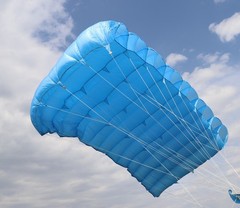 Firelite 176 skydiving parachute reserve canopy – BLUE 7 cell – great shape
